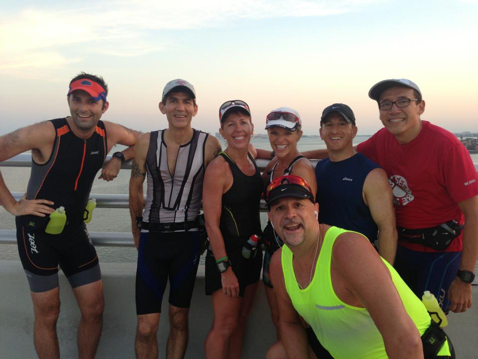 Just a bunch of crazies out for a morning run... 8)